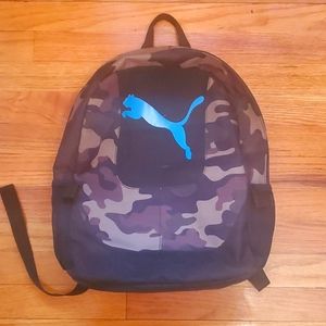 Puma camo kids backpack